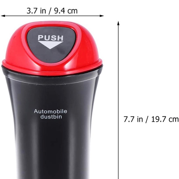 Auto Car Vehicle Garbage Trash Can Cup Holder - Picture 3 of 5